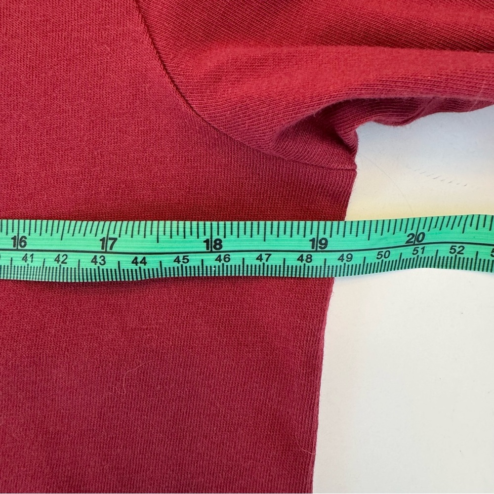 Life is Good Crusher Tee Dog Sled Winter Snow Medium Classic Long Sleeve Red - Picture 7 of 11